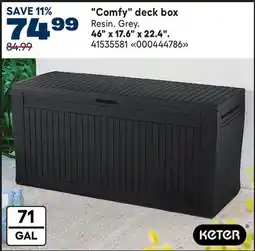 RONA Keter Comfy deck box offer