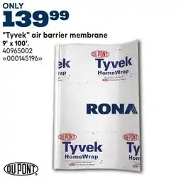 RONA DuPont Tyvek air barrier membrane offer