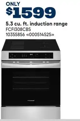 RONA Frigidaire 5.3 cu. ft. induction range offer