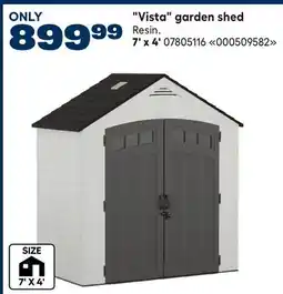 RONA Vista garden shed offer