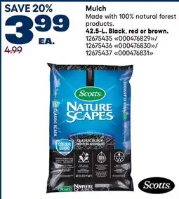 RONA Mulch Made with 100% natural forest products. 42.5-L. Black, red or brown offer
