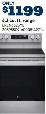 RONA 6.3 cu. ft. range offer