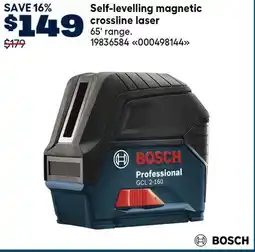 RONA BOSCH Self-levelling magnetic crossline laser offer