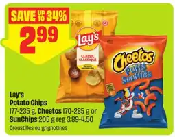 FreshCo Lay's Potato Chips 177-235 g, Cheetos 170-285 g or SunChips 205 g offer