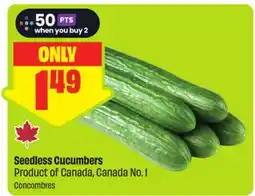 FreshCo Seedless Cucumbers Product of Canada, Canada No. 1 offer
