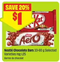 FreshCo Nestlé Chocolate Bars 33-60 g Selected Varieties offer