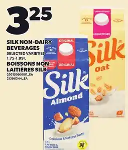 Independent Grocer SILK NON-DAIRY BEVERAGES offer
