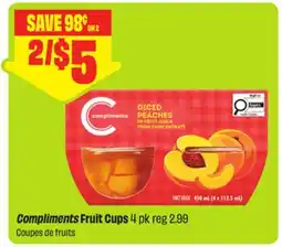 FreshCo Compliments Fruit Cups offer