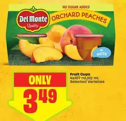 FreshCo Fruit Cups 4x107 mL/12 mL Selected Varieties offer
