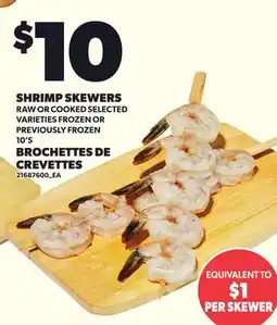 Independent Grocer SHRIMP SKEWERS offer