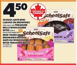 Independent Grocer SCHOOL SAFE MINI LOAVES OR BROWNIES, 280-290 G OR TREASURE MILLS WHOLESOME BITES, 220 G offer