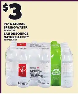 Independent Grocer PC NATURAL SPRING WATER offer