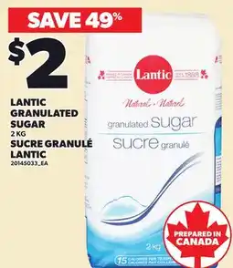 Independent Grocer LANTIC GRANULATED SUGAR offer