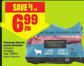 FreshCo Thomas Farms Lamb Shanks Frozen 15.41/kg offer