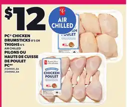 Independent Grocer PC CHICKEN DRUMSTICKS, 8'S OR THIGHS, 6'S offer