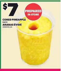 Independent Grocer CORED PINEAPPLE, EACH offer
