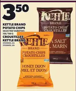 Independent Grocer KETTLE BRAND POTATO CHIPS, 156/198 G offer
