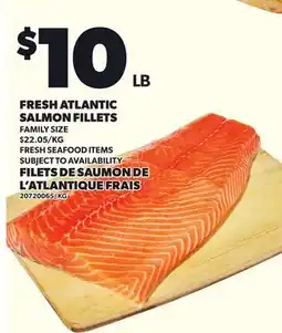 Independent Grocer FRESH ATLANTIC SALMON FILLETS offer