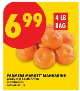 No Frills FARMERS MARKET MANDARINS, 4 LB BAG offer