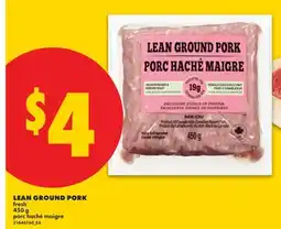 No Frills LEAN GROUND PORK offer