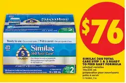 No Frills SIMILAC 360 TOTAL CARE STEP 2 READY TO FEED BABY FORMULA offer