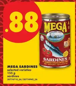 No Frills MEGA SARDINES offer
