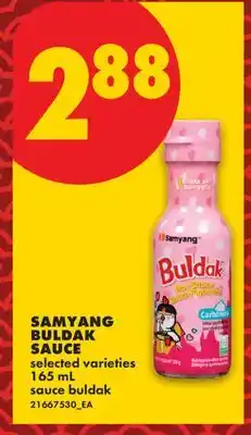 No Frills SAMYANG BULDAK SAUCE offer