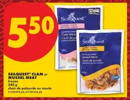 No Frills SEAQUEST CLAM or MUSSEL MEAT offer