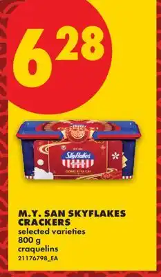 No Frills M.Y. SAN SKYFLAKES CRACKERS offer