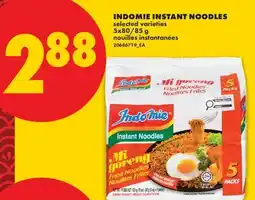 No Frills INDOMIE INSTANT NOODLES offer