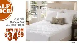Oxford Mills Pure Silk Mattress Pad offer