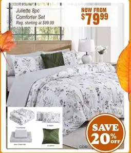Oxford Mills Juliette 8pc Comforter Set offer