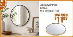 Oxford Mills All Regular Price Mirrors offer