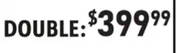 Oxford Mills Memory Pedic DOUBLE offer