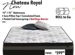 Oxford Mills Chateau Royal New Mattresses offer