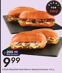 Sobeys 2-Pack Mixed Deli Meat Subs - Big Earn offer