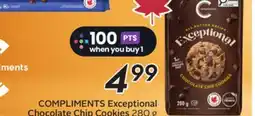 Sobeys COMPLIMENTS Exceptional Chocolate Chip Cookies offer