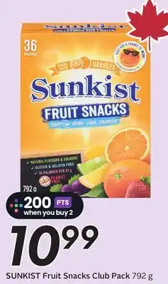 Sobeys Fruit Snacks Club Pack - Big Earn offer