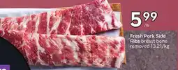 Sobeys Fresh Pork Side Ribs offer
