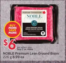 Sobeys Premium Lean Ground Bison offer