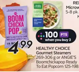 Sobeys Gourmet Steamers 269-306 g or Boomchickapop Ready To Eat Popcorn 125-198 g offer