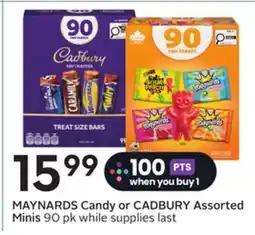 Sobeys Candy or Assorted Minis offer