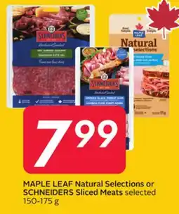 Sobeys Natural Selections or Sliced Meats selected offer