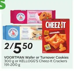 Sobeys Wafer or Turnover Cookies 300 g or Cheez-It Crackers offer