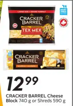 Sobeys Cheese Block 740 g or Shreds 590 g offer