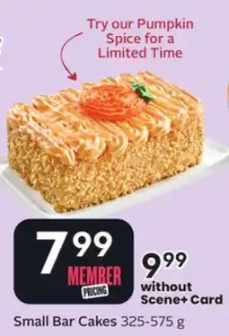 Sobeys Small Bar Cakes - Big Earn offer