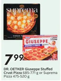 Sobeys Giuseppe Stuffed Crust Pizza 685-771 g or Suprema Pizza 475-520 g offer