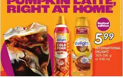 Sobeys INTERNATIONAL DELIGHT offer