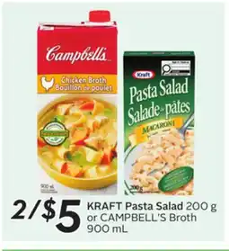 Sobeys Pasta Salad 200 g or Broth 900 mL offer