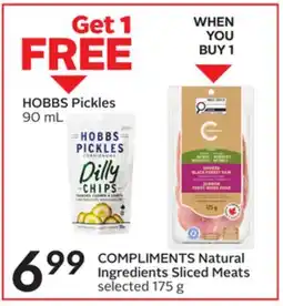 Sobeys COMPLIMENTS Natural Ingredients Sliced Meats offer